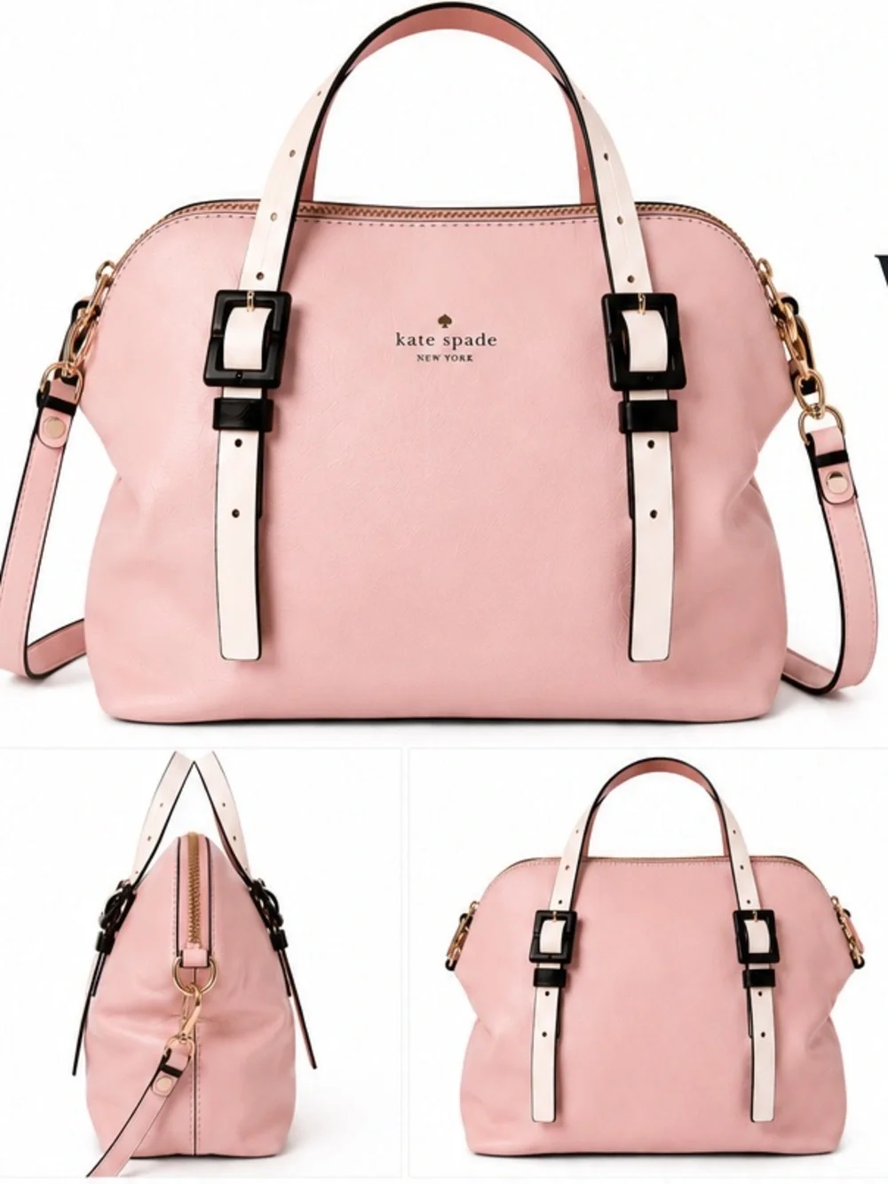 Kate Spade Waverly Street Drew pink leather